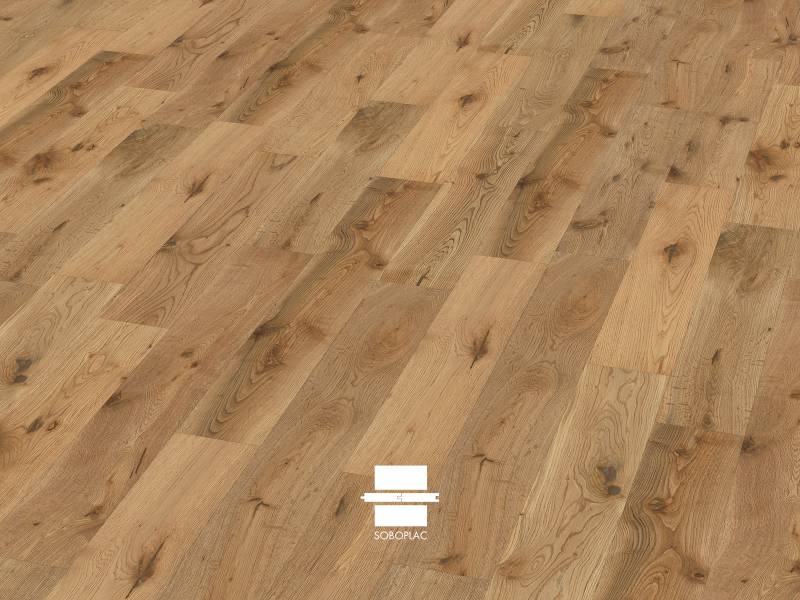 PARQUET CHENE MASSIF HUILE 15X125 HERITAGE